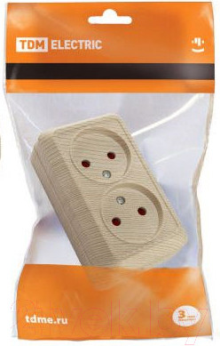 Изображение товара Розетка TDM Ладога SQ1801-0051 (сосна)