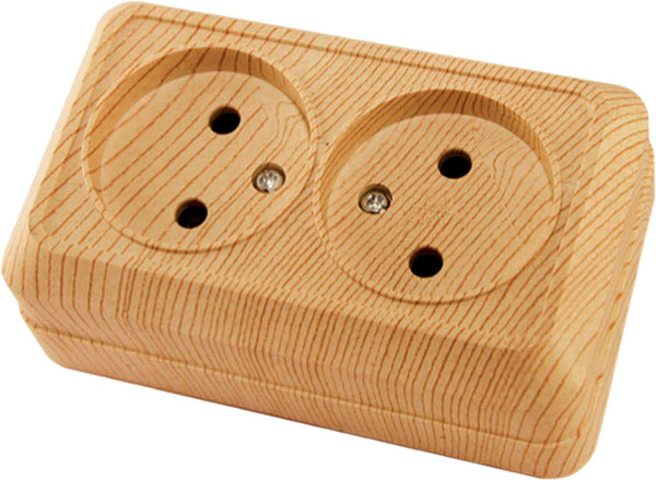 Изображение товара Розетка TDM Ладога / SQ1801-0412 (сосна)