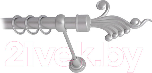 Изображение товара Карниз для штор Lm Decor Кения 023 1р гладкий 25мм (сатин, 4м)