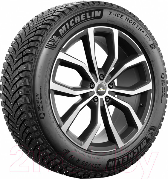 Изображение товара Зимняя шина Michelin X-Ice North 4 SUV 235/55R18 104T (шипы)