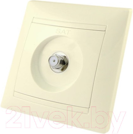 Изображение товара Розетка TDM Лама SQ1815-0121 (слоновая кость)