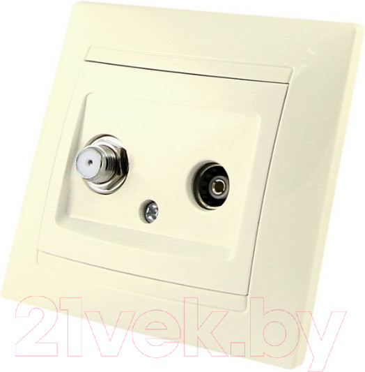 Изображение товара Розетка TDM Лама SQ1815-0120 (слоновая кость)