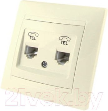 Изображение товара Розетка TDM Лама SQ1815-0118 (слоновая кость)