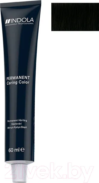 Изображение товара Крем-краска для волос Indola Natural&Essentials Permanent 1.0 (60мл)