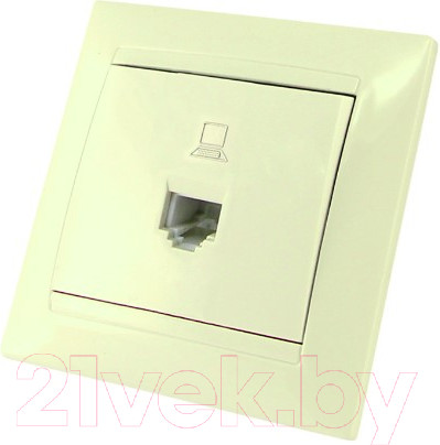 Изображение товара Розетка TDM Лама SQ1815-0116 (слоновая кость)