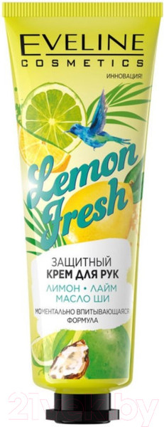 Изображение товара Крем для рук Eveline Cosmetics Lemon Fresh защитный (50мл)