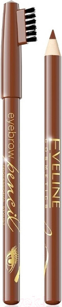Изображение товара Карандаш для бровей Eveline Cosmetics Eyebrow Pencil Soft Brown (1.4г)