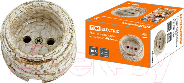 Изображение товара Розетка TDM Болонь SQ1820-0006 (мраморный)