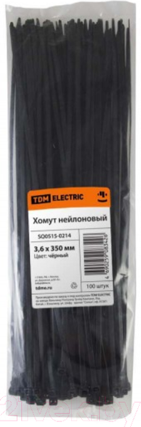 Изображение товара Стяжка для кабеля TDM SQ0515-0214 (100шт)