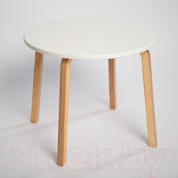 Изображение товара Стол детский Millwood Круглый СК-1 (белый/береза)