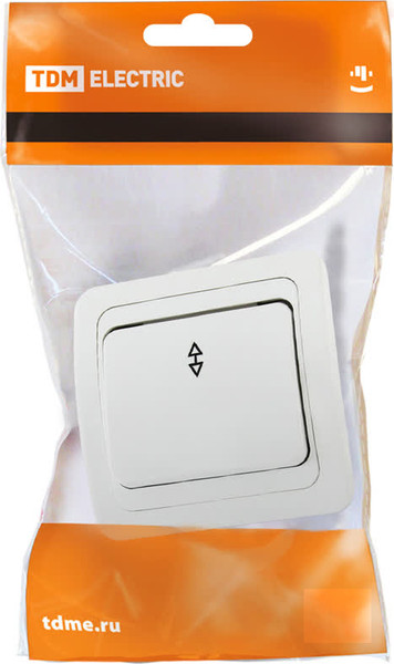 Изображение товара Выключатель TDM Валдай / SQ1804-0003 (белый)