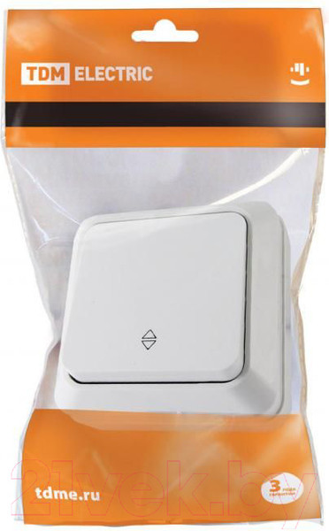 Изображение товара Выключатель TDM Ладога SQ1801-0005 (белый)