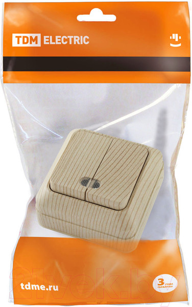 Изображение товара Выключатель TDM Ладога SQ1801-0046 (сосна)