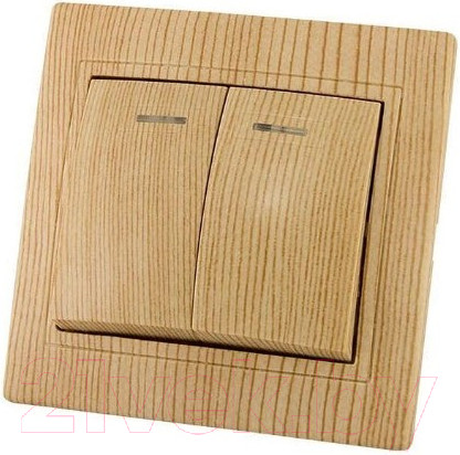 Изображение товара Выключатель TDM Таймыр SQ1814-0205 (эко-сосна)