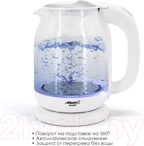 Изображение товара Электрочайник Atlanta АТН-2469 (белый)