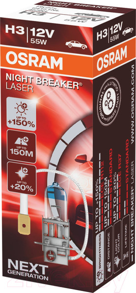 Изображение товара Автомобильная лампа Osram H3 64151NL
