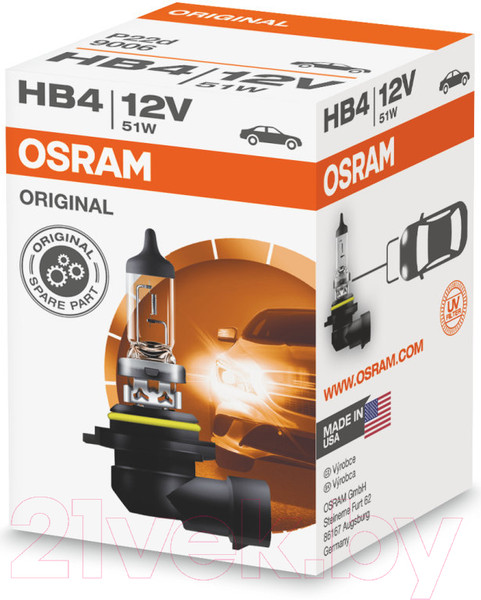 Изображение товара Автомобильная лампа Osram HB4 9006NL