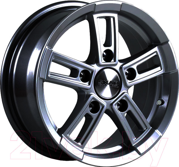 Изображение товара Литой диск SKAD Тор 15x6.5" 5x139.7мм DIA 98.5мм ET 40мм Графит