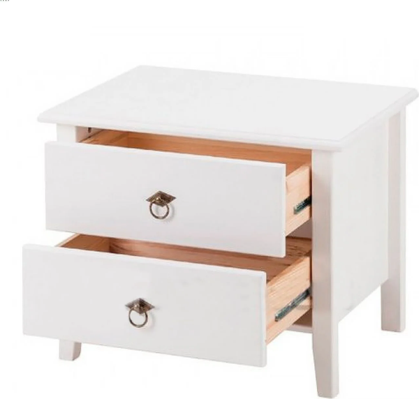 Изображение товара Прикроватная тумба Dipriz Боцен Д 7183-4.1 (белый воск укрывистый)