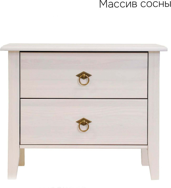 Изображение товара Прикроватная тумба Dipriz Боцен Д 7183-4.1 (белый воск укрывистый)