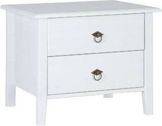 Изображение товара Прикроватная тумба Dipriz Боцен Д 7183-4.1 (белый воск укрывистый)