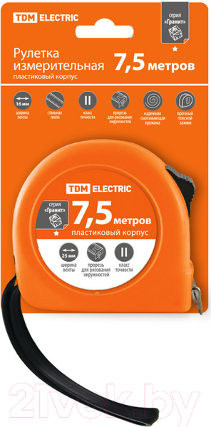 Изображение товара Рулетка TDM SQ1018-0103