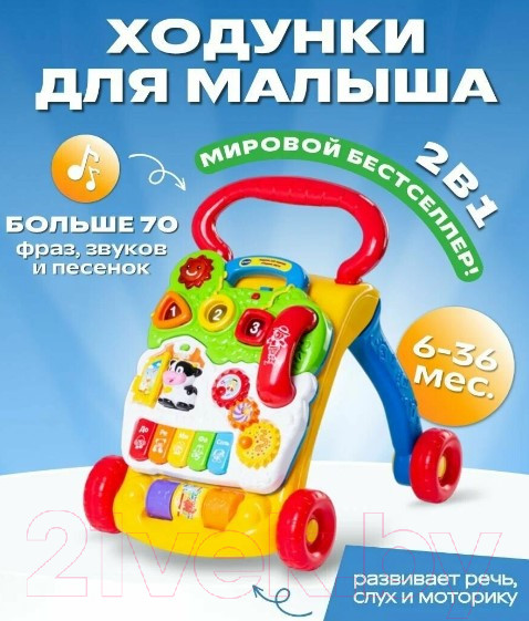 Изображение товара Ходунки-каталка Vtech Первые шаги / 80-077026