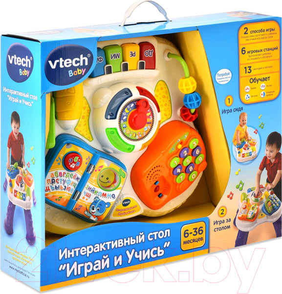 Изображение товара Развивающий игровой стол Vtech Играй и учись / 80-148026