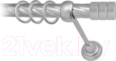 Изображение товара Карниз для штор Lm Decor Цилиндр 088 1р витой 25мм (сатин, 3.6м)