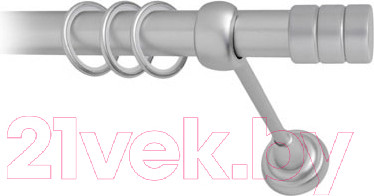 Изображение товара Карниз для штор Lm Decor Цилиндр 088 1р гладкий 25мм (сатин, 3.2м)