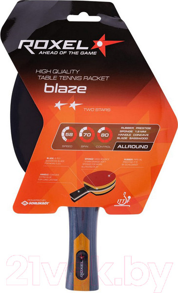 Изображение товара Ракетка для настольного тенниса Roxel Blaze (коническая)