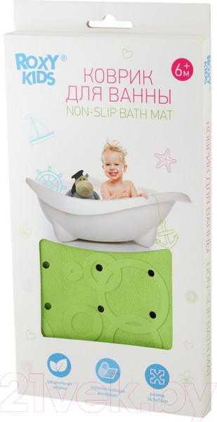 Изображение товара Коврик для купания Roxy-Kids BM-M188GR (салатовый)