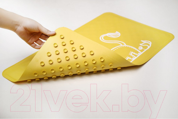 Изображение товара Коврик для купания Roxy-Kids BM-M164Y (желтый жираф)