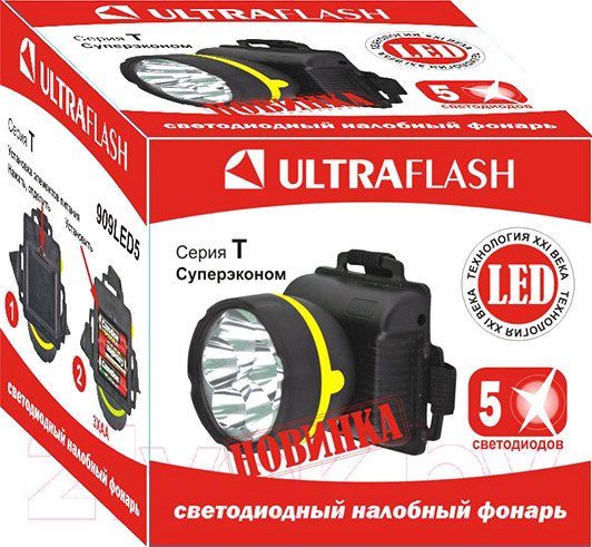 Изображение товара Фонарь Ultraflash 909LED5 / 11781
