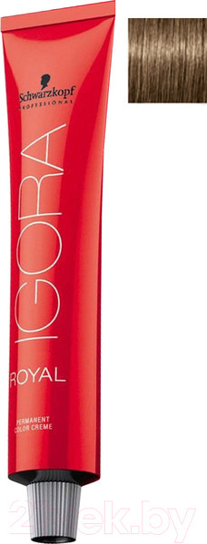 Изображение товара Крем-краска для волос Schwarzkopf Professional Igora Royal Permanent Color Creme 7-00 (60мл)