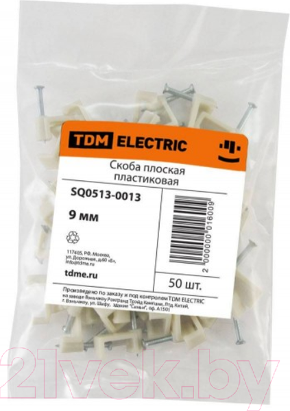 Изображение товара Скоба гвоздевая TDM SQ0513-0013 (50шт)