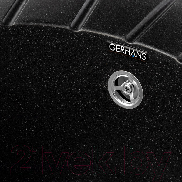 Изображение товара Мойка кухонная Gerhans A03 (оникс)