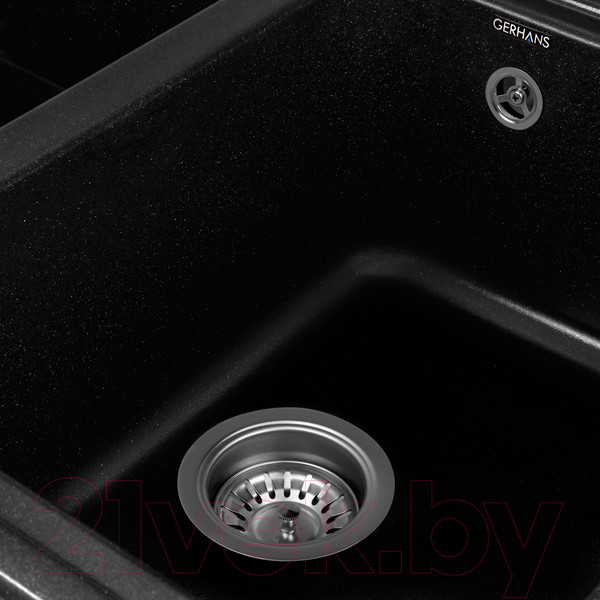 Изображение товара Мойка кухонная Gerhans C02 (оникс)