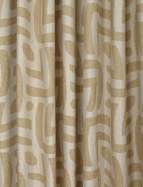 Изображение товара Комплект штор Delfa СШД-050 Insa/80 (160x270, светло-бежевый/vison)