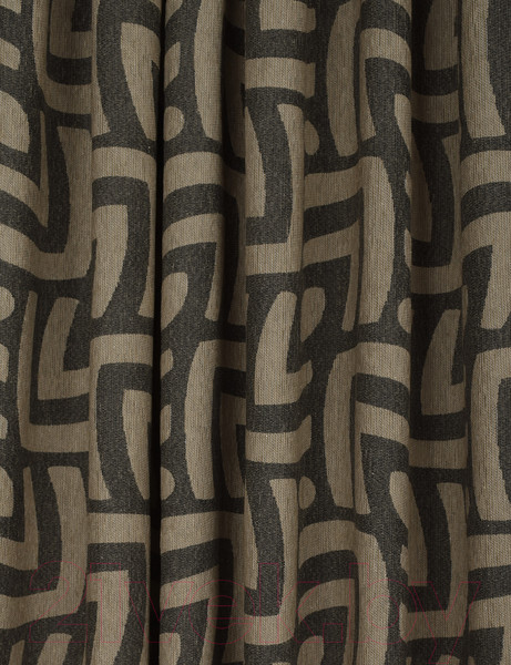 Изображение товара Комплект штор Delfa СШД-050 Insa/80 (160x270, черный/arena)