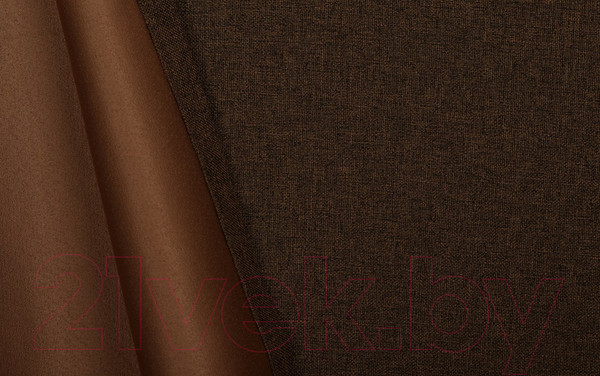 Изображение товара Комплект штор Delfa СШД-050 Naturel Blackout (160x250, шоколад, А85822)