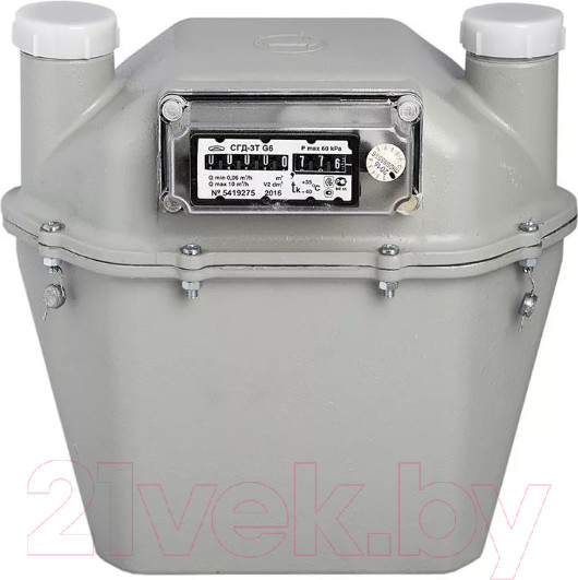 Изображение товара Счетчик газа бытовой БелОМО СГД ЗТ 1 G6 / 8181-00 (левый)