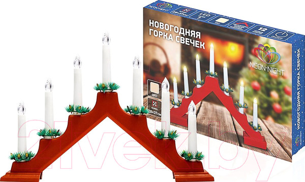 Изображение товара Светодиодная фигура 2D Neon-Night Новогодняя горка 501-082