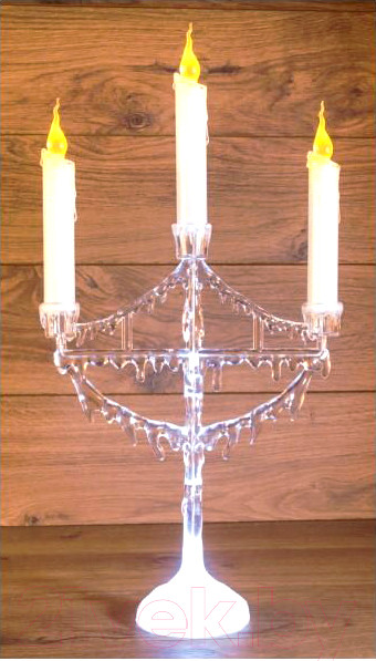 Изображение товара Электронная свеча Neon-Night Подсвечник со свечками 513-034