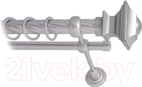 Изображение товара Карниз для штор Lm Decor Верди 030 2р витой 25/16мм (сатин, 2м)