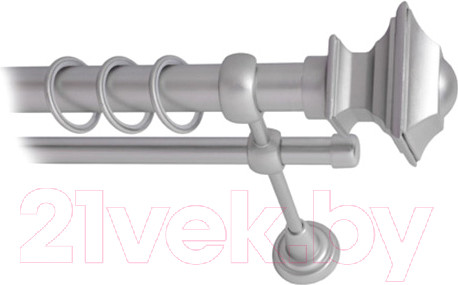 Изображение товара Карниз для штор Lm Decor Верди 030 2р гладкий 25/16мм (сатин, 2м)