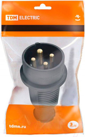 Изображение товара Вилка силовая TDM SQ0612-0006