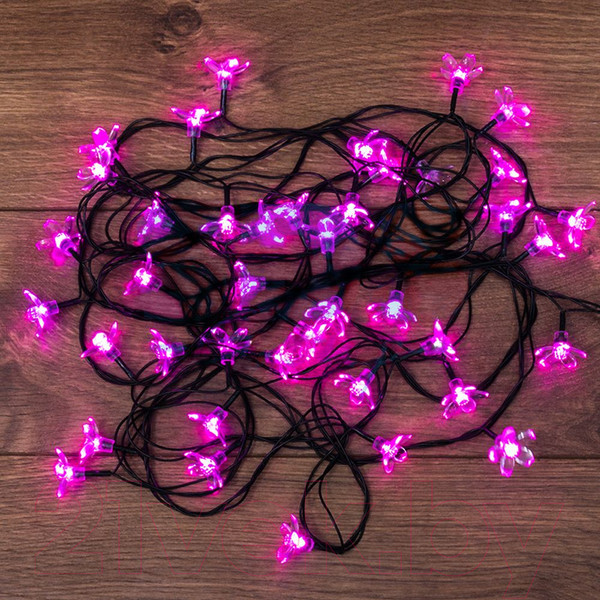 Изображение товара Светодиодная гирлянда Neon-Night Цветы сакуры 303-038 (7м, розовый)