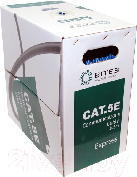 Изображение товара Кабель 5bites FTP CAT.5e FS5525-305B-BL (305м)