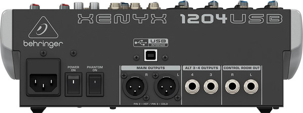 Изображение товара Микшерный пульт Behringer 1204USB